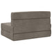 Vouwbare Bankbed Lichtgrijs 70 x 80 x 60 cm Stof