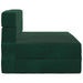 Vouwbare Bankbed Donkergroen 70 x 80 x 60 cm Stof
