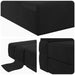 Vouwbare Bankbed Zwart 70 x 80 x 60 cm Stof