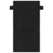 Vouwbare Bankbed Zwart 70 x 80 x 60 cm Stof