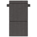 Vouwbare Bankbed Donkergrijs 70 x 80 x 60 cm Stof
