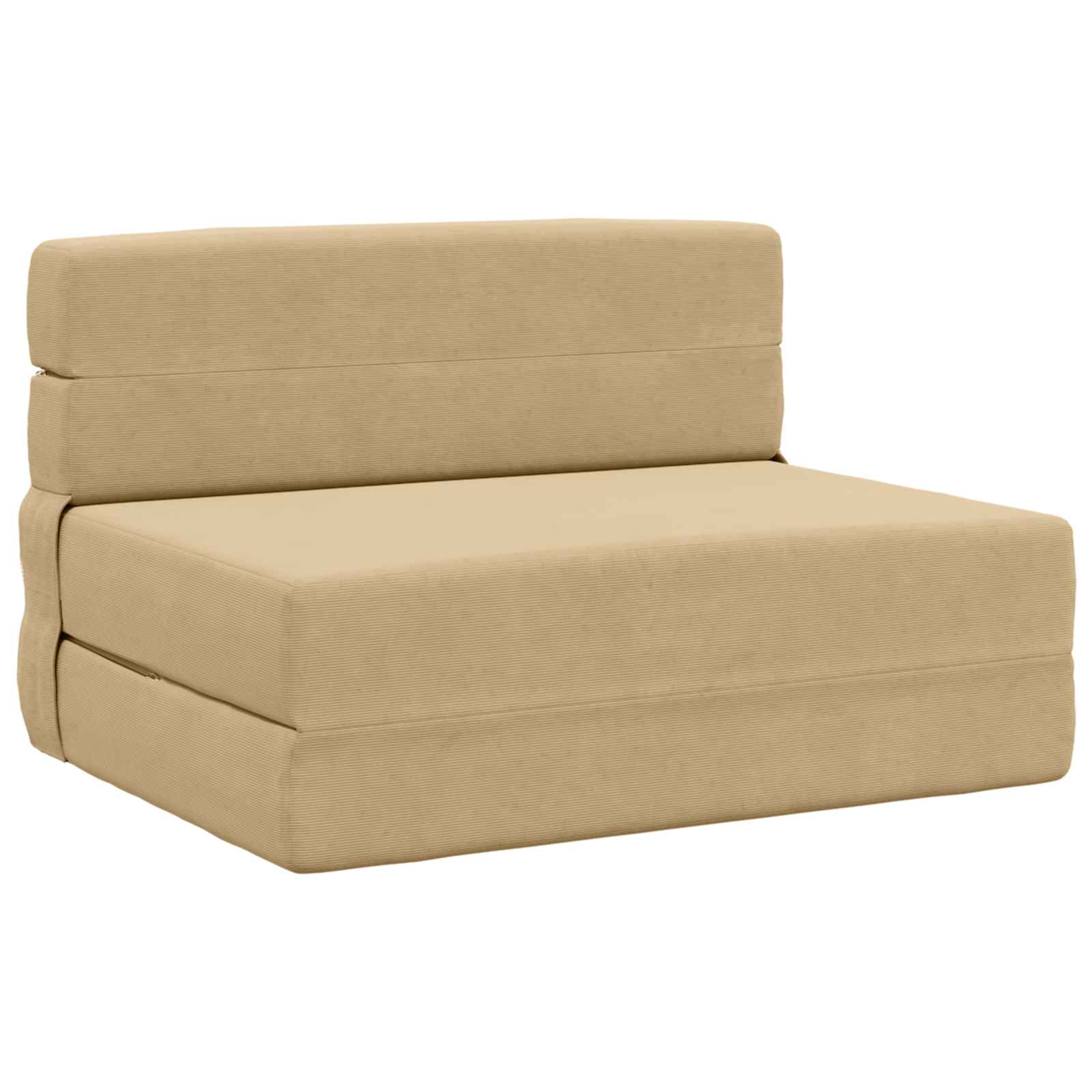 Vouwbare Bankbed Groen Grijs 70 x 80 x 60 cm Stof