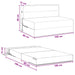 Vouwbare Bankbed Taupe 100 x 80 x 60 cm Stof