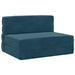 Vouwbare Bankbed Blauw 100 x 80 x 60 cm Stof