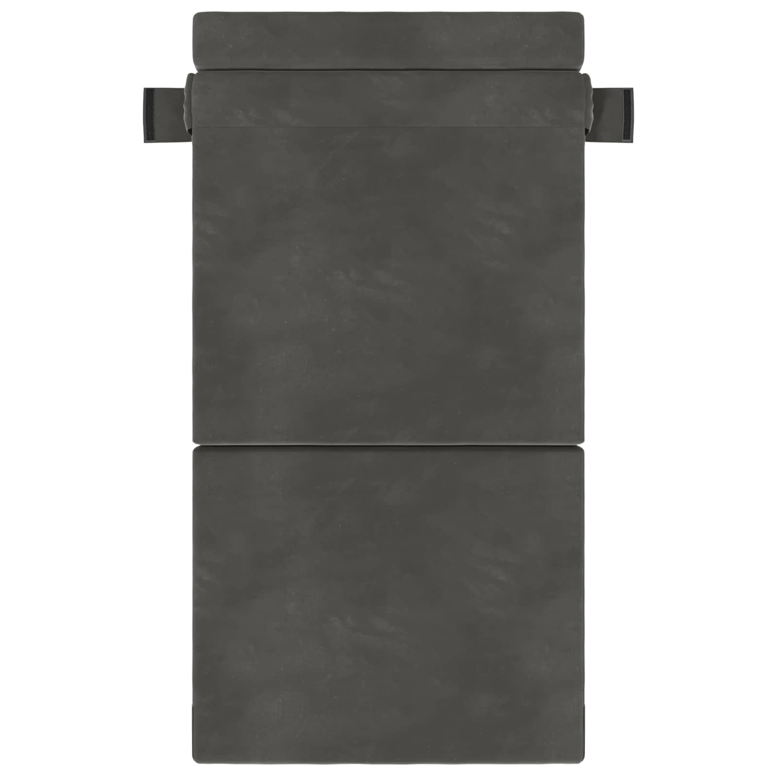 Vouwbare Bankbed Donkergrijs 100 x 80 x 60 cm Stof