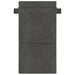 Vouwbare Bankbed Donkergrijs 100 x 80 x 60 cm Stof