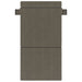 Vouwbare Bankbed Lichtgrijs 100 x 80 x 60 cm Stof