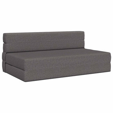 Vouwbare Bankbed Lichtgrijs 152 x 86,5 x 60 cm Stof