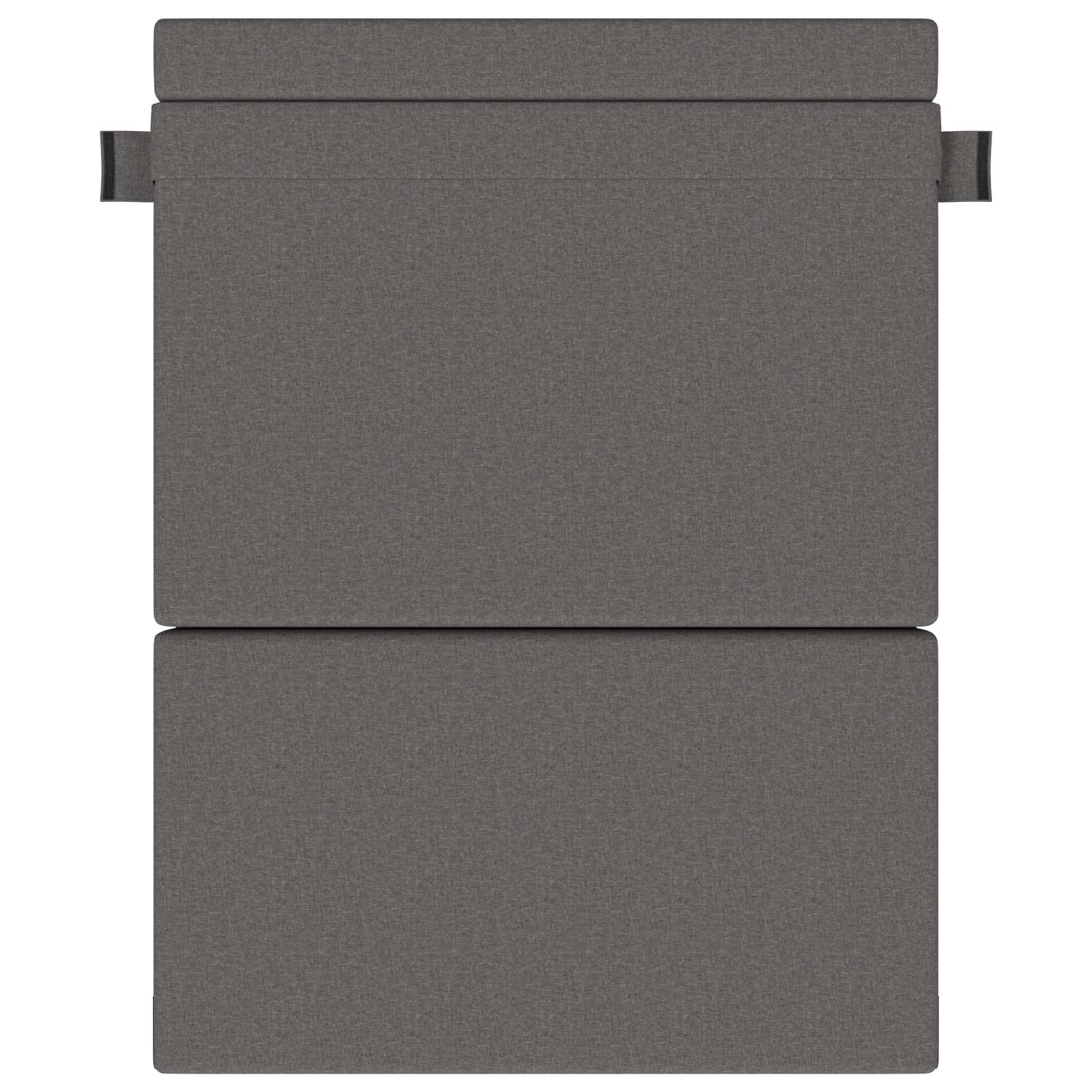 Vouwbare Bankbed Lichtgrijs 152 x 86,5 x 60 cm Stof