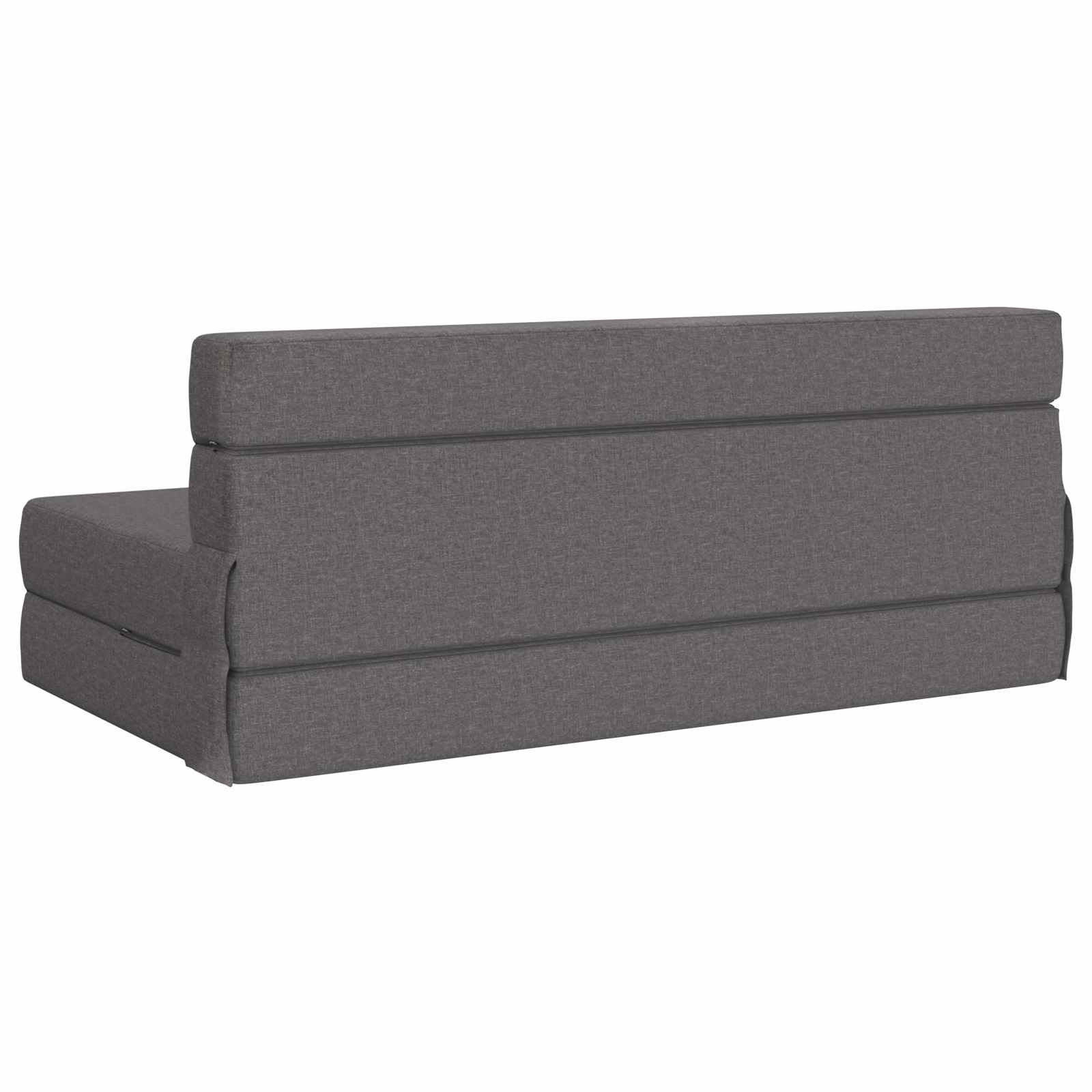 Vouwbare Bankbed Lichtgrijs 152 x 86,5 x 60 cm Stof