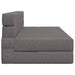 Vouwbare Bankbed Lichtgrijs 152 x 86,5 x 60 cm Stof