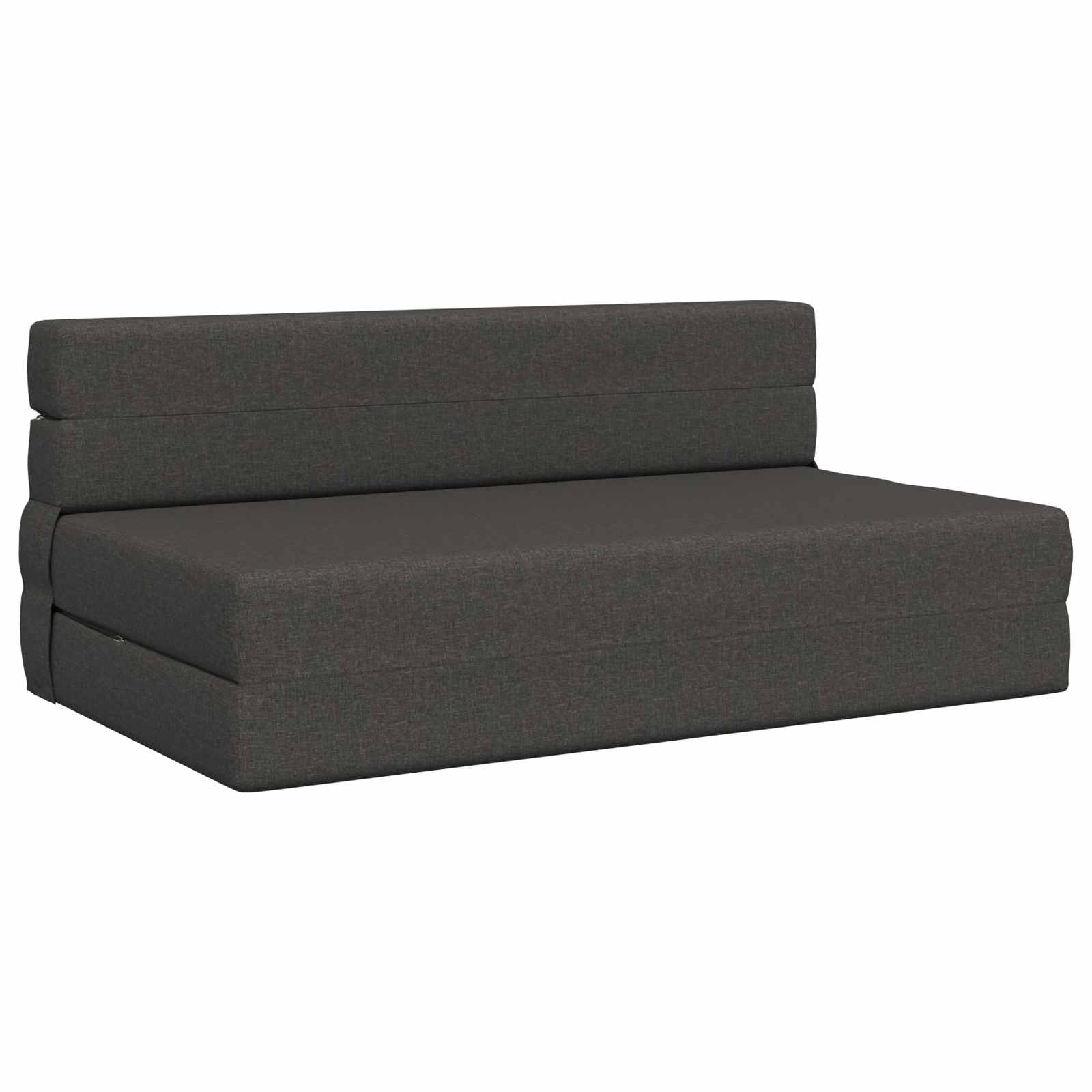 Vouwbare Bankbed Donkergrijs 152 x 86,5 x 60 cm Stof