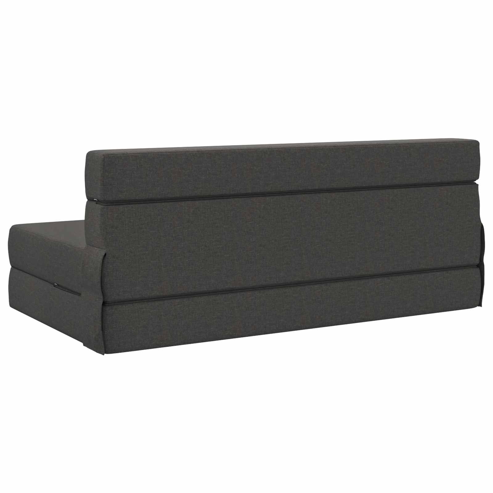 Vouwbare Bankbed Donkergrijs 152 x 86,5 x 60 cm Stof