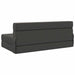 Vouwbare Bankbed Donkergrijs 152 x 86,5 x 60 cm Stof