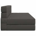 Vouwbare Bankbed Donkergrijs 152 x 86,5 x 60 cm Stof