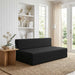 Vouwbare Bankbed Zwart 152 x 86,5 x 60 cm Stof