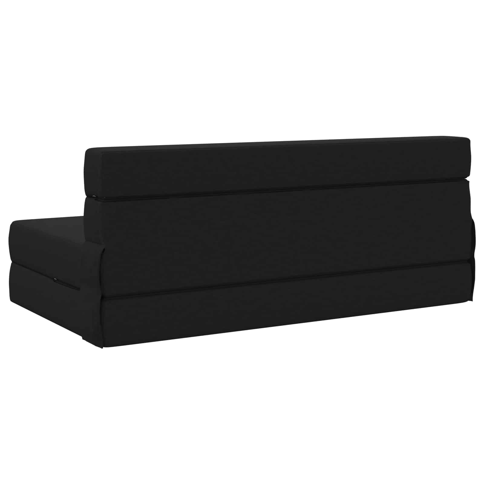Vouwbare Bankbed Zwart 152 x 86,5 x 60 cm Stof