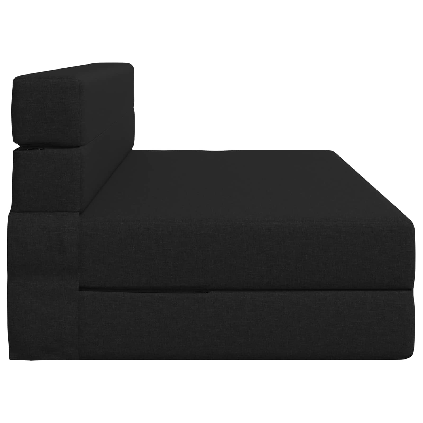 Vouwbare Bankbed Zwart 152 x 86,5 x 60 cm Stof