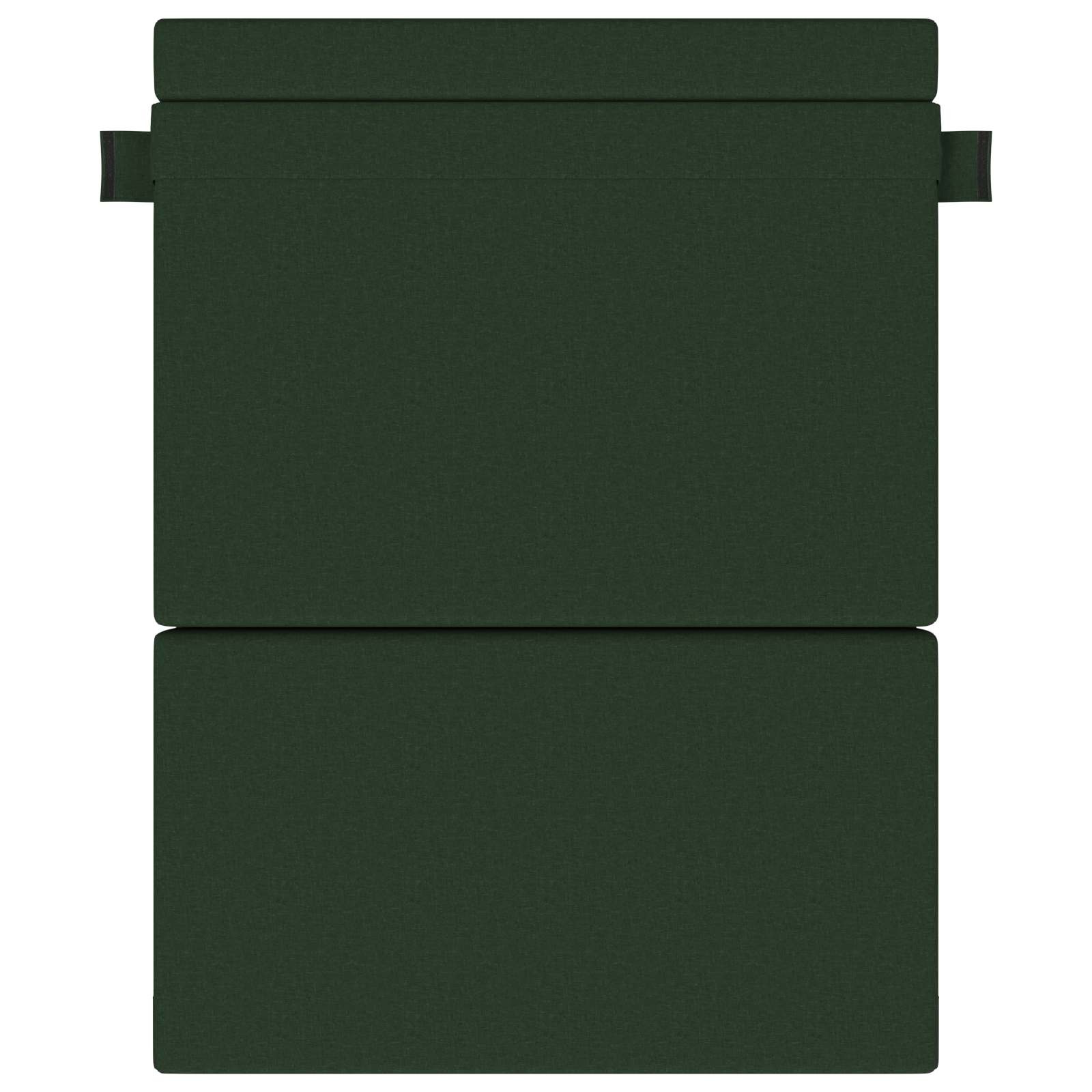 Vouwbare Bankbed Donkergroen 152 x 86,5 x 60 cm Stof