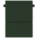 Vouwbare Bankbed Donkergroen 152 x 86,5 x 60 cm Stof
