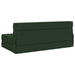 Vouwbare Bankbed Donkergroen 152 x 86,5 x 60 cm Stof