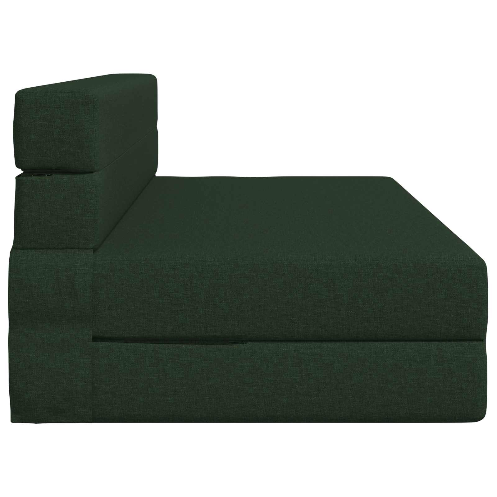 Vouwbare Bankbed Donkergroen 152 x 86,5 x 60 cm Stof
