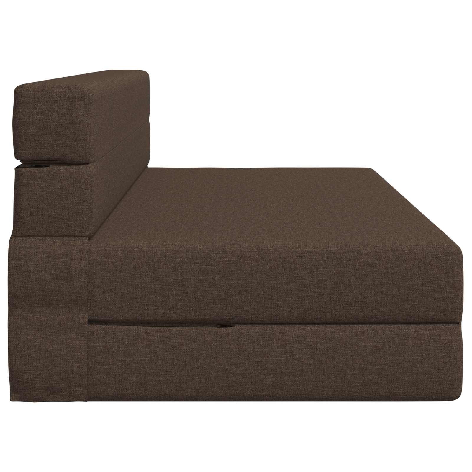 Vouwbare Bankbed Taupe 152 x 86,5 x 60 cm Stof