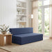 Vouwbare Bankbed Blauw 152 x 86,5 x 60 cm Stof