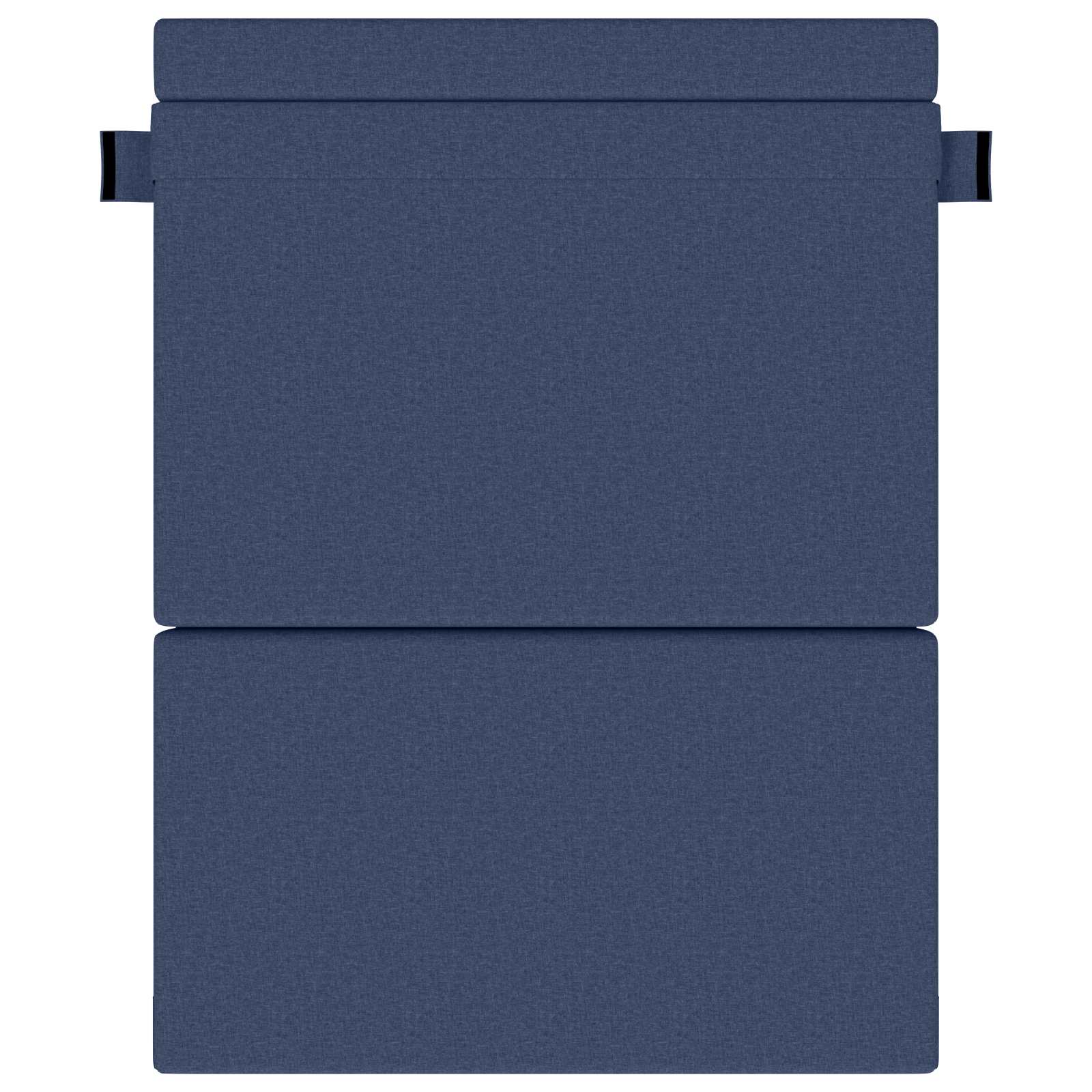 Vouwbare Bankbed Blauw 152 x 86,5 x 60 cm Stof