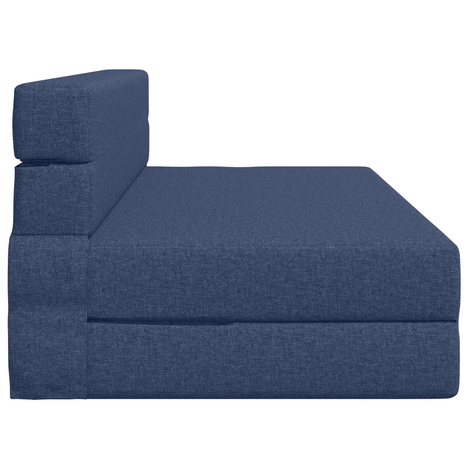 Vouwbare Bankbed Blauw 152 x 86,5 x 60 cm Stof
