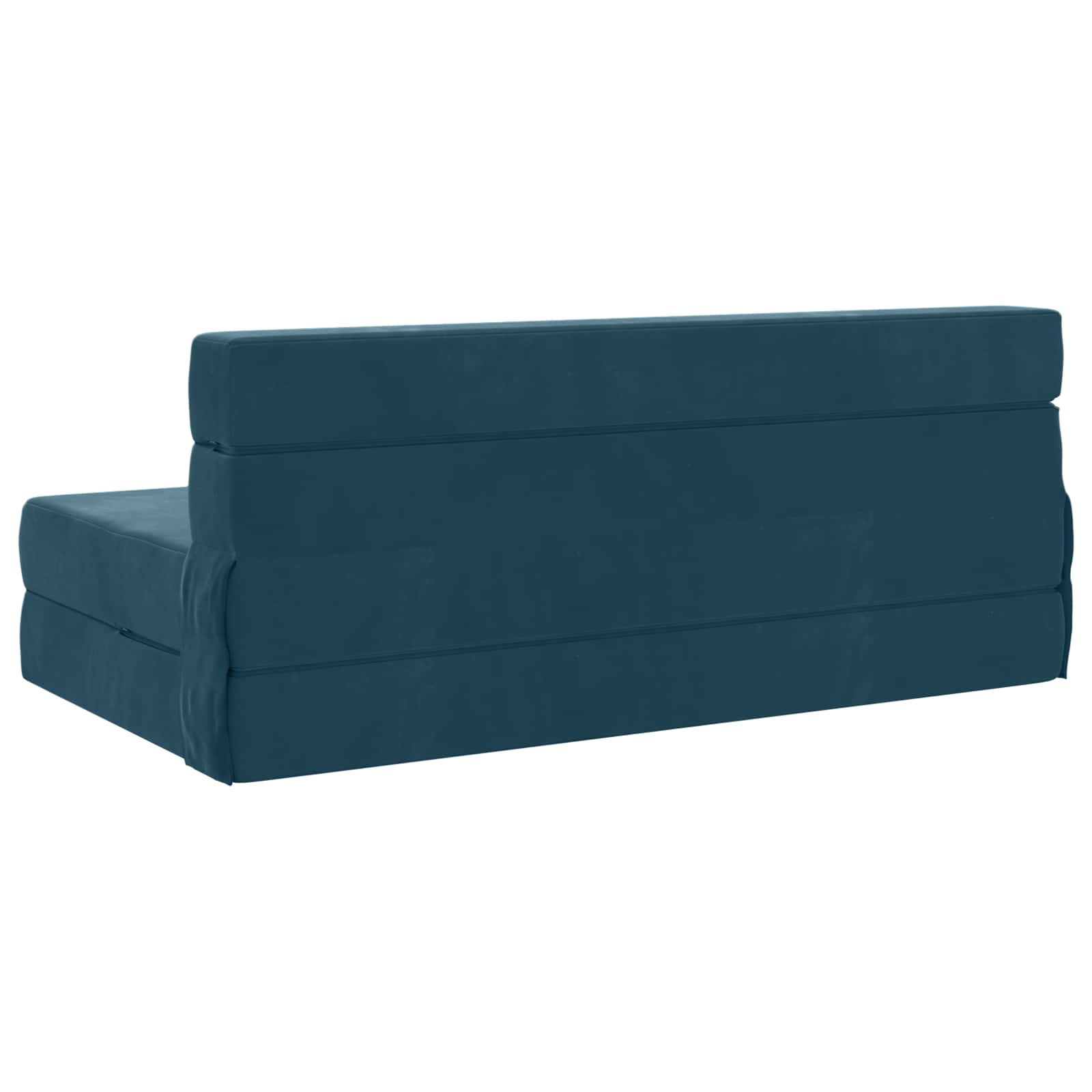Vouwbare Bankbed Blauw 152 x 86,5 x 60 cm Stof