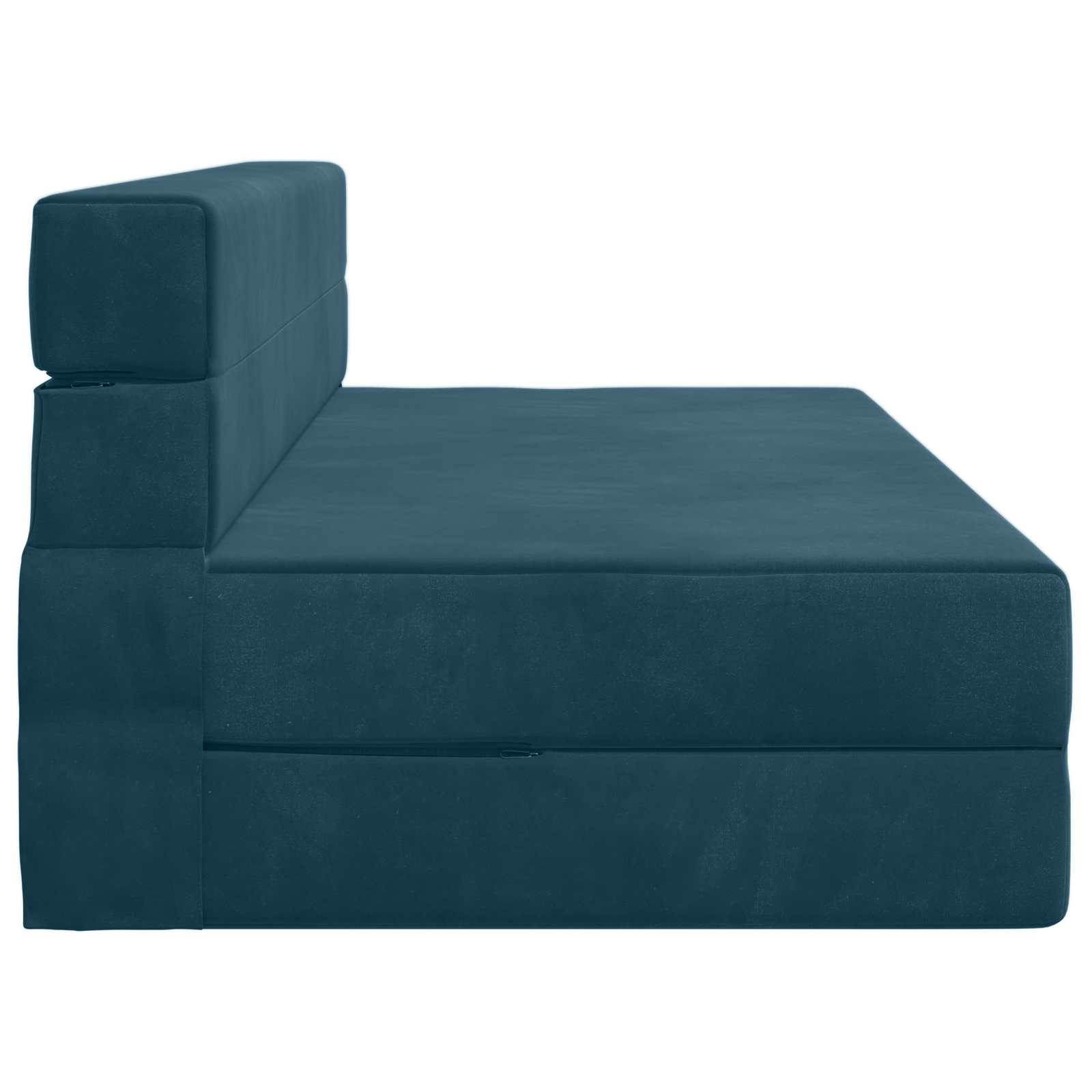 Vouwbare Bankbed Blauw 152 x 86,5 x 60 cm Stof