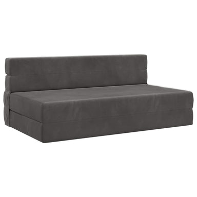 Vouwbare Bankbed Donkergrijs 152 x 86,5 x 60 cm Stof
