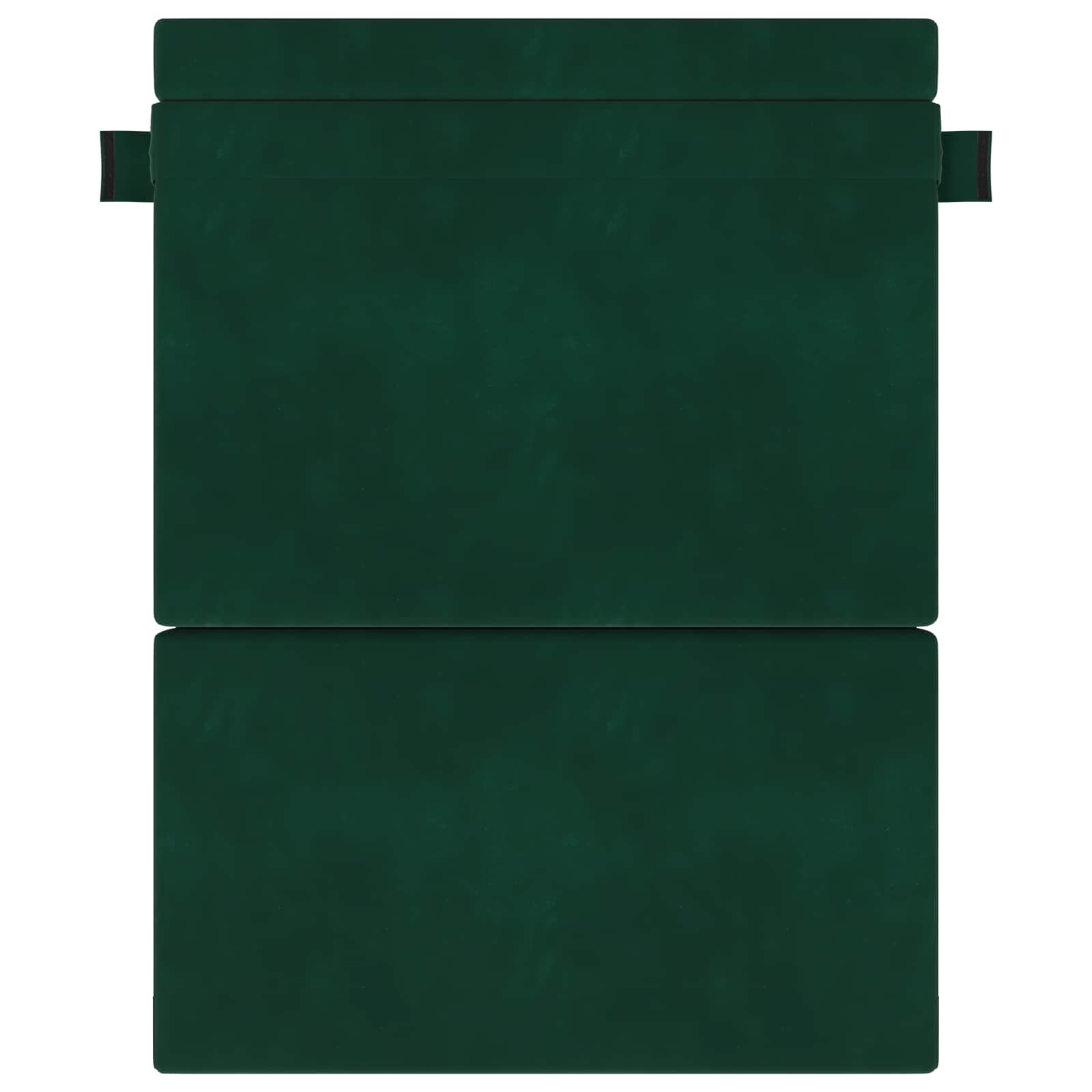 Vouwbare Bankbed Donkergroen 152 x 86,5 x 60 cm Stof