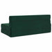 Vouwbare Bankbed Donkergroen 152 x 86,5 x 60 cm Stof