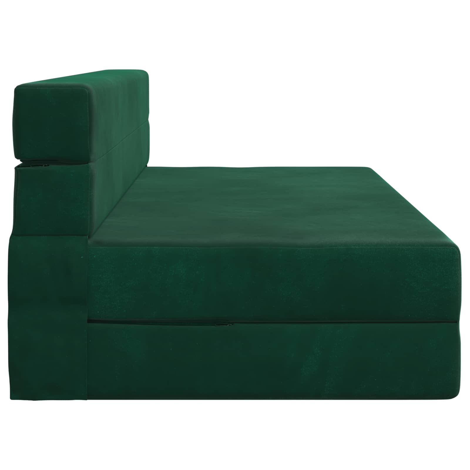 Vouwbare Bankbed Donkergroen 152 x 86,5 x 60 cm Stof