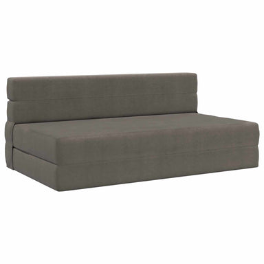 Vouwbare Bankbed Lichtgrijs 152 x 86,5 x 60 cm Stof