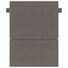 Vouwbare Bankbed Lichtgrijs 152 x 86,5 x 60 cm Stof