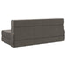 Vouwbare Bankbed Lichtgrijs 152 x 86,5 x 60 cm Stof