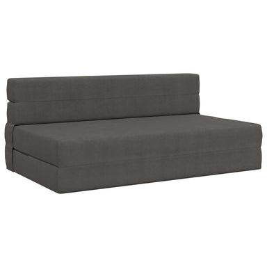 Vouwbare Bankbed Donkergrijs 152 x 86,5 x 60 cm Stof