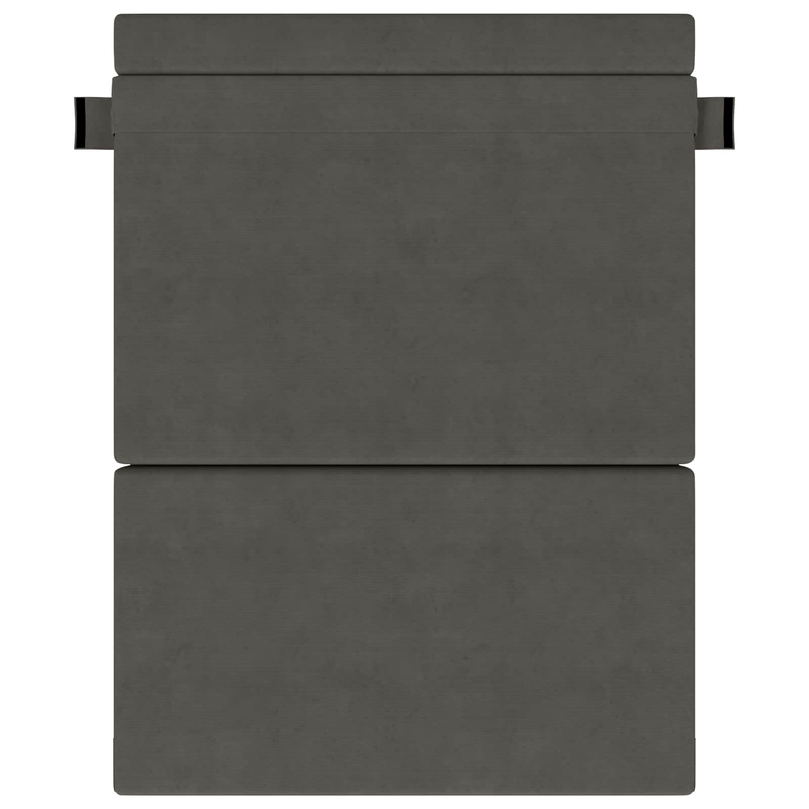 Vouwbare Bankbed Donkergrijs 152 x 86,5 x 60 cm Stof