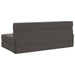 Vouwbare Bankbed Donkergrijs 152 x 86,5 x 60 cm Stof