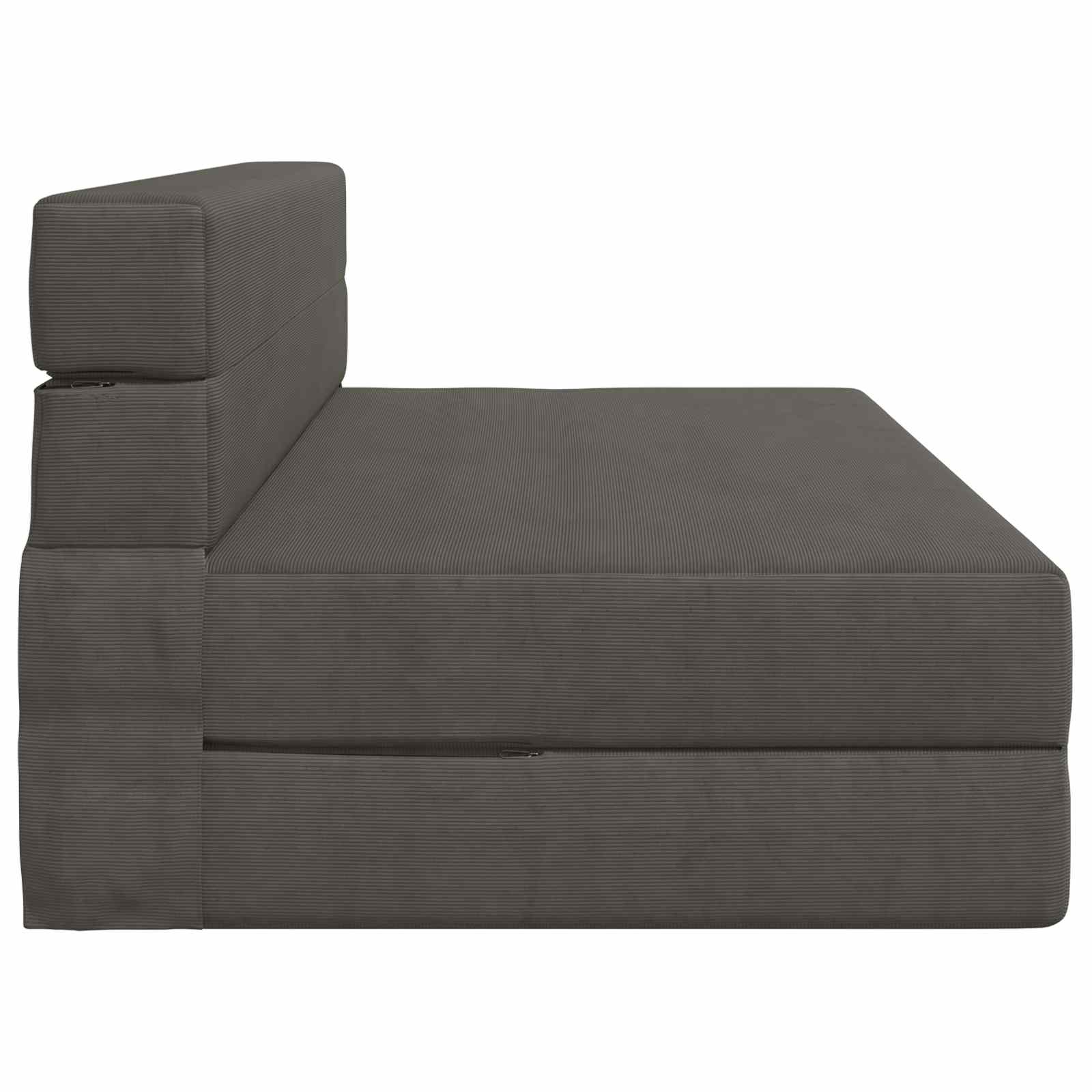 Vouwbare Bankbed Donkergrijs 152 x 86,5 x 60 cm Stof