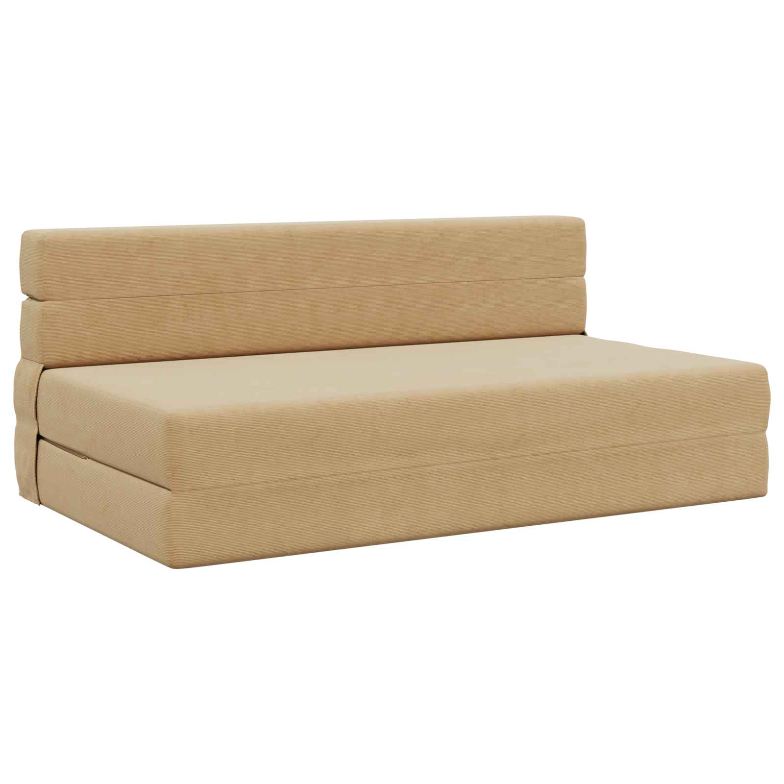 Vouwbare Bankbed Groen Grijs 152 x 86,5 x 60 cm Stof