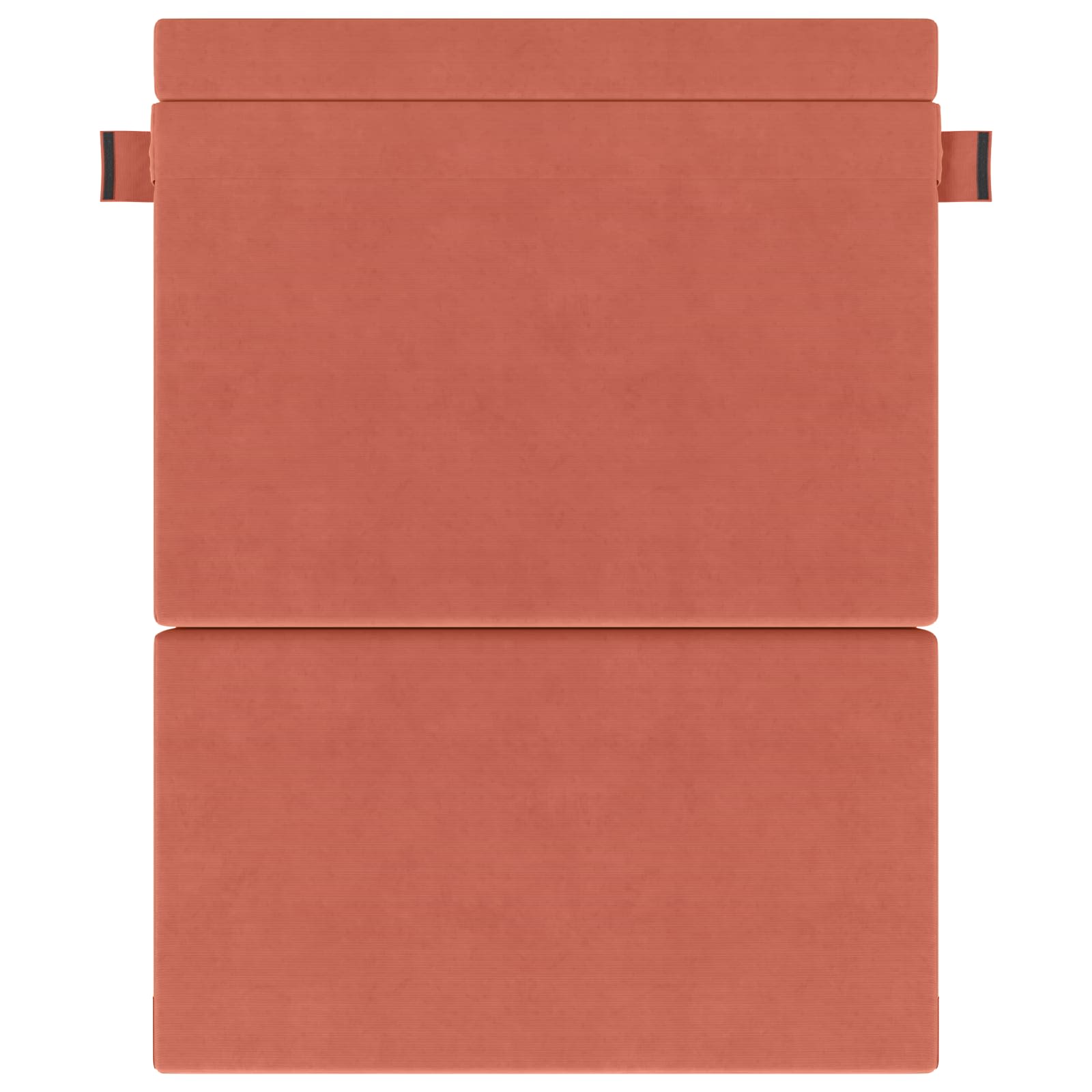 Vouwbare Bankbed Rood-oranje 152 x 86,5 x 60 cm Stof
