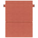 Vouwbare Bankbed Rood-oranje 152 x 86,5 x 60 cm Stof