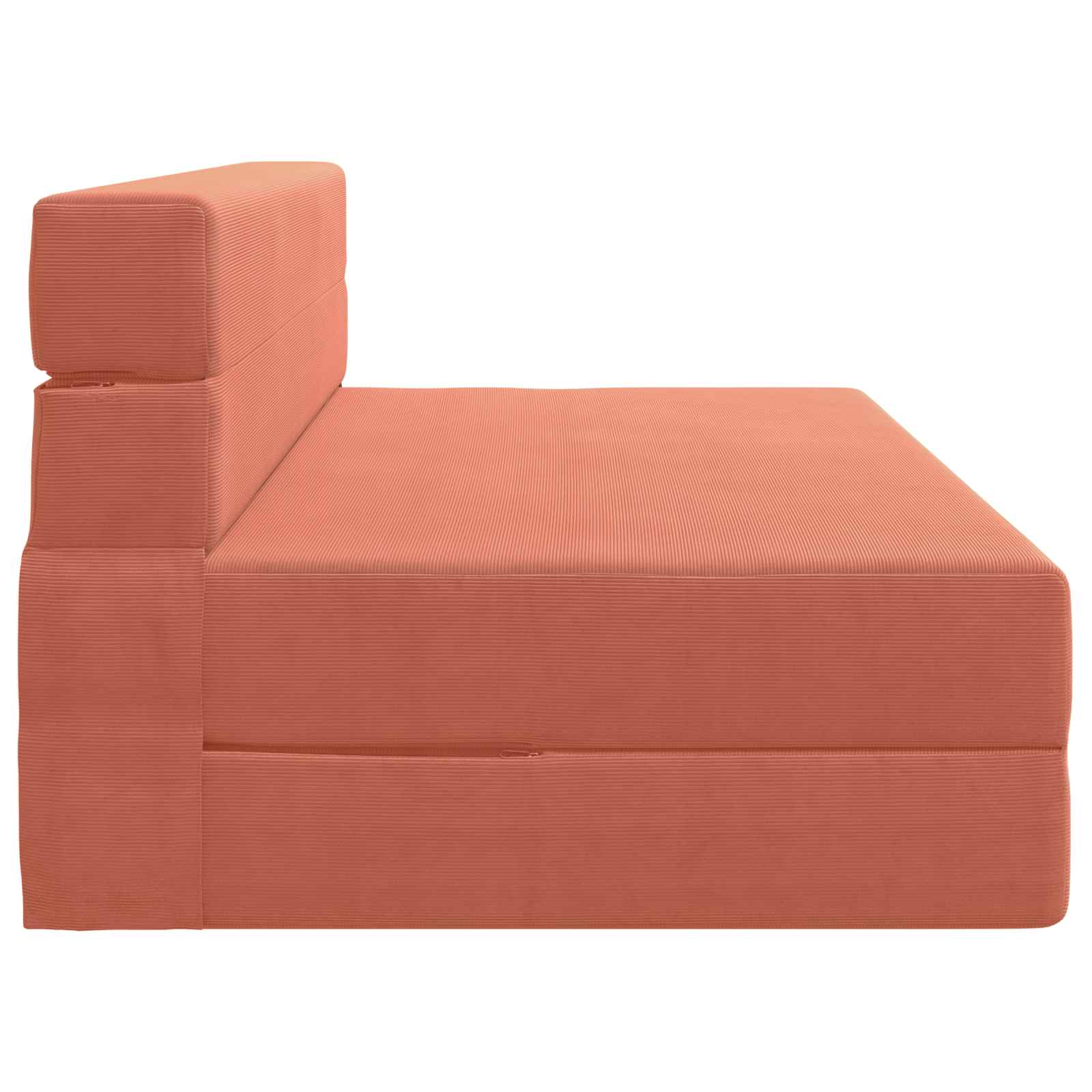 Vouwbare Bankbed Rood-oranje 152 x 86,5 x 60 cm Stof