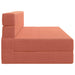 Vouwbare Bankbed Rood-oranje 152 x 86,5 x 60 cm Stof