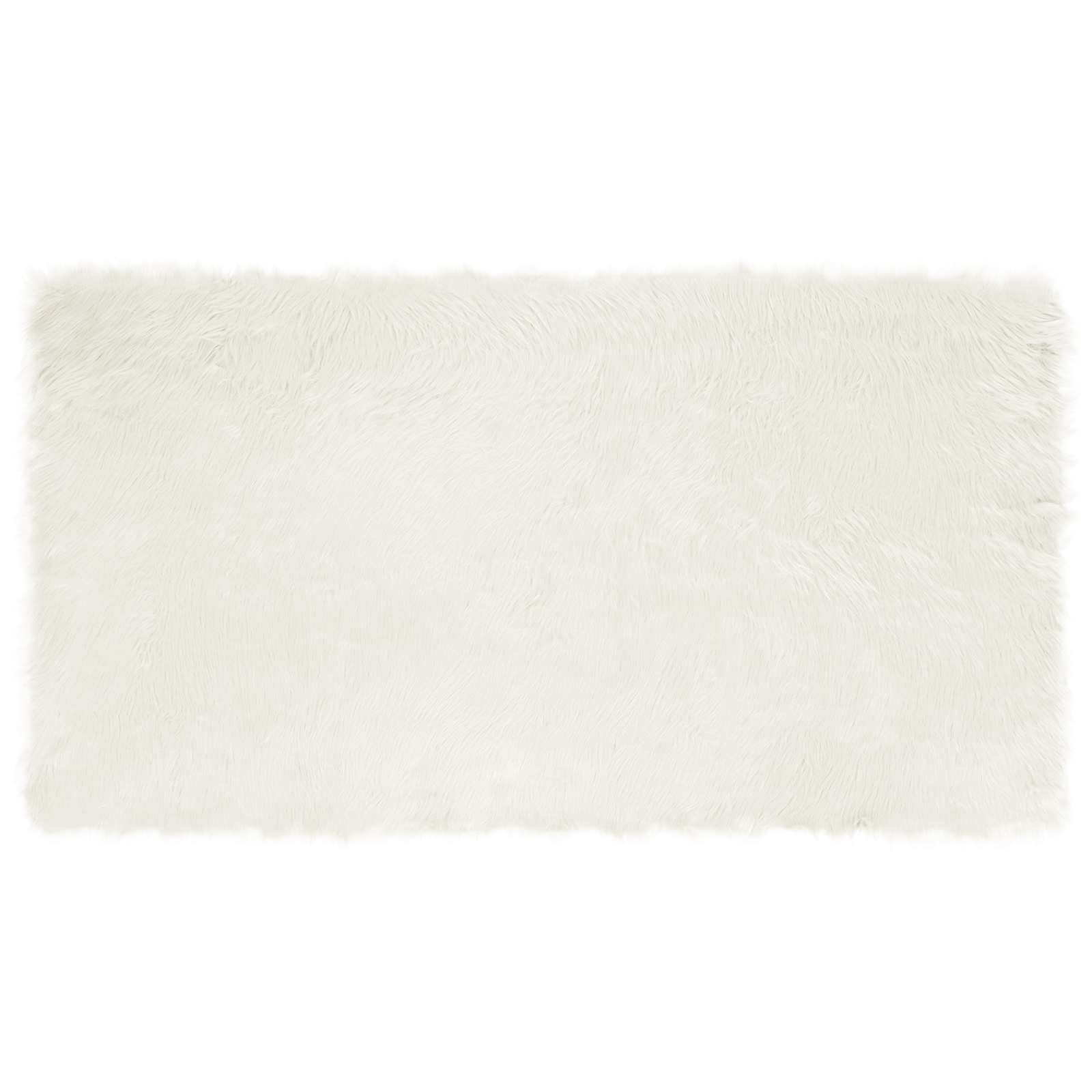 Tapijt van imitatie TAFALLA Wit 60 x 110 cm Polyester