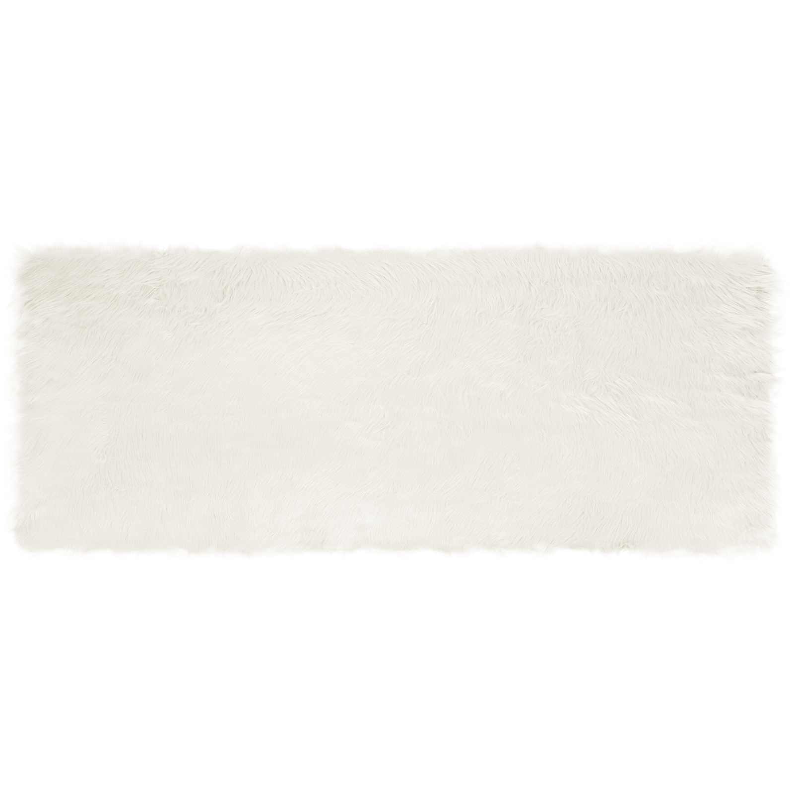 Tapijt van imitatie TAFALLA Wit 80 x 200 cm Polyester